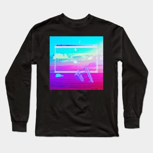 v a p o r  b e a c h   9 5 Long Sleeve T-Shirt